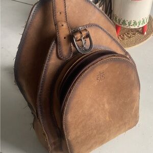Brown Leather Women's Backpack sTs Ranch Brand